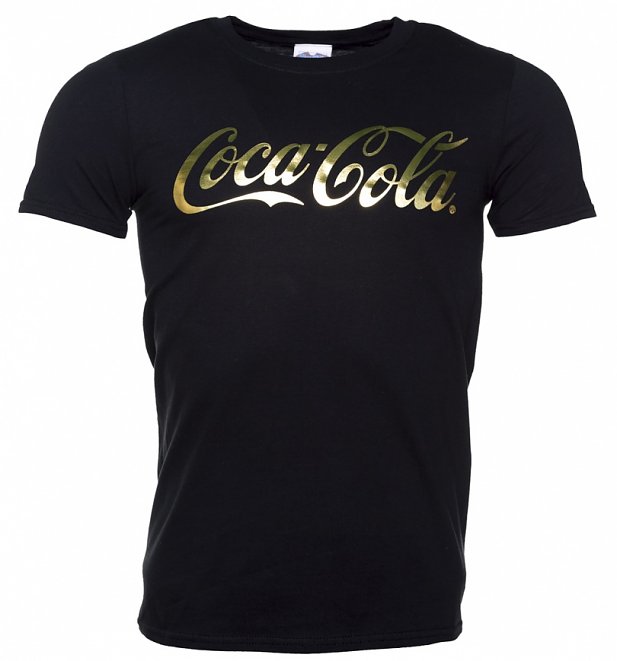 Men's Coca-Cola Gold Foil Logo T-Shirt