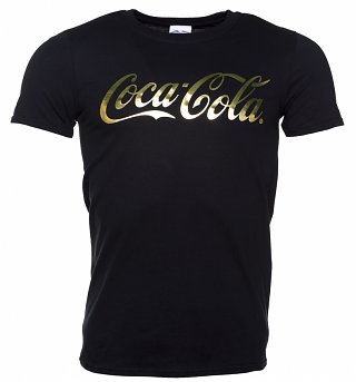 Men's Coca-Cola Gold Foil Logo T-Shirt Men's Coca-Cola Gold Foil Logo T-Shirt