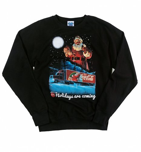 Men's Coca-Cola Holidays Are Coming Lightweight Christmas Jumper Men's Coca-Cola Holidays Are Coming Lightweight Christmas Jumper