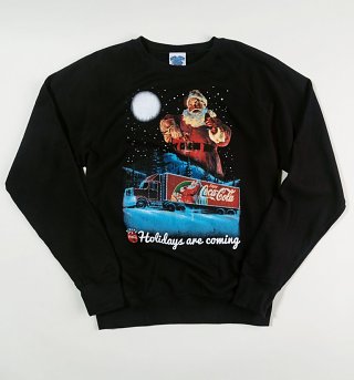Men's Coca-Cola Holidays Are Coming Lightweight Christmas Jumper Men's Coca-Cola Holidays Are Coming Lightweight Christmas Jumper