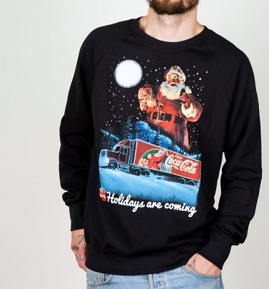 Men's Coca-Cola Holidays Are Coming Lightweight Christmas Jumper Men's Coca-Cola Holidays Are Coming Lightweight Christmas Jumper