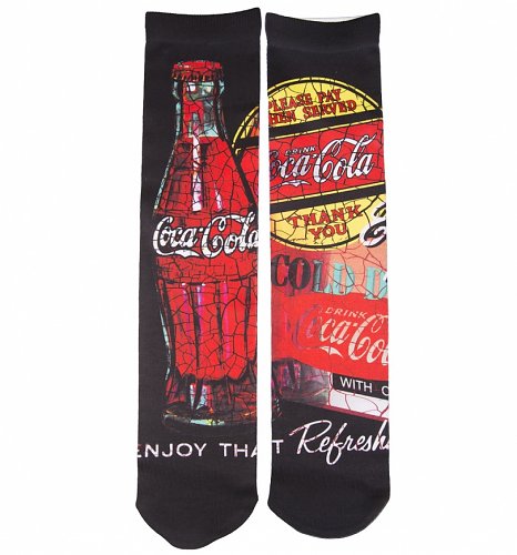 Men's Coca-Cola Photo Print Socks Men's Coca-Cola Photo Print Socks