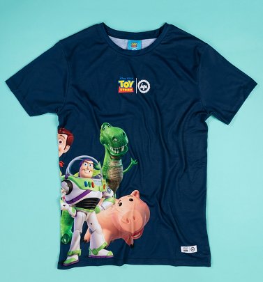 Men's Disney Pixar Toy Story Side Squad T-Shirt from Hype Men's Disney Pixar Toy Story Side Squad T-Shirt from Hype
