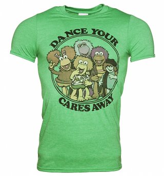 Men's Fraggle Rock Dance Your Cares Away T-Shirt Men's Fraggle Rock Dance Your Cares Away T-Shirt