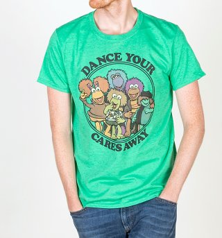 Men's Fraggle Rock Dance Your Cares Away T-Shirt Men's Fraggle Rock Dance Your Cares Away T-Shirt
