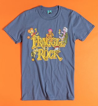 Men's Fraggle Rock Indigo Blue T-Shirt
