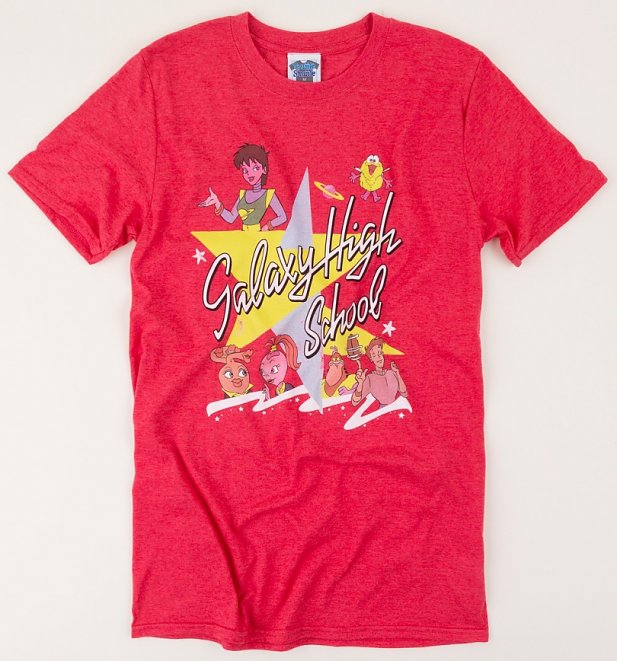 Men's Galaxy High School Heather Red T-Shirt Men's Galaxy High School Heather Red T-Shirt