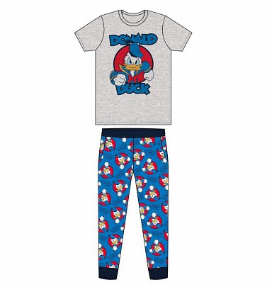 Men's Grey Donald Duck Pyjamas Men's Grey Donald Duck Pyjamas