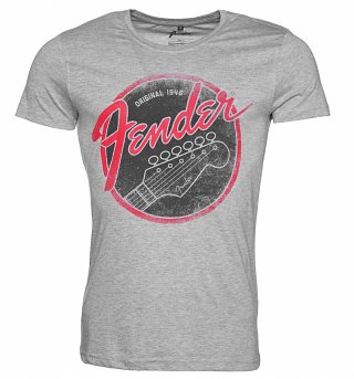 Men's Grey Marl Fender Original 1946 T-Shirt Men's Grey Marl Fender Original 1946 T-Shirt