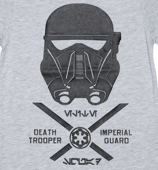 Men's Grey Marl Star Wars Rogue One Imperial Guard T-Shirt Men's Grey Marl Star Wars Rogue One Imperial Guard T-Shirt