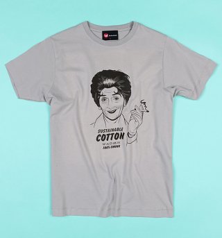 Men's Grey Sustainable Cotton T-Shirt from Chunk Men's Grey Sustainable Cotton T-Shirt from Chunk
