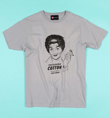 Men's Grey Sustainable Cotton T-Shirt from Chunk Men's Grey Sustainable Cotton T-Shirt from Chunk