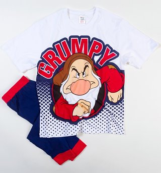 Men's Grumpy Face Seven Dwarfs Pyjamas Men's Grumpy Face Seven Dwarfs Pyjamas