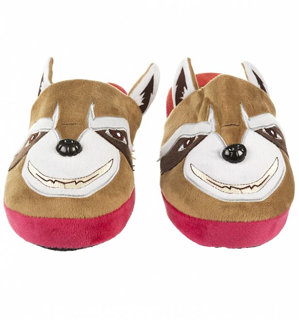 Men's Guardians Of The Galaxy Rocket Raccoon Slip On Slippers Men's Guardians Of The Galaxy Rocket Raccoon Slip On Slippers