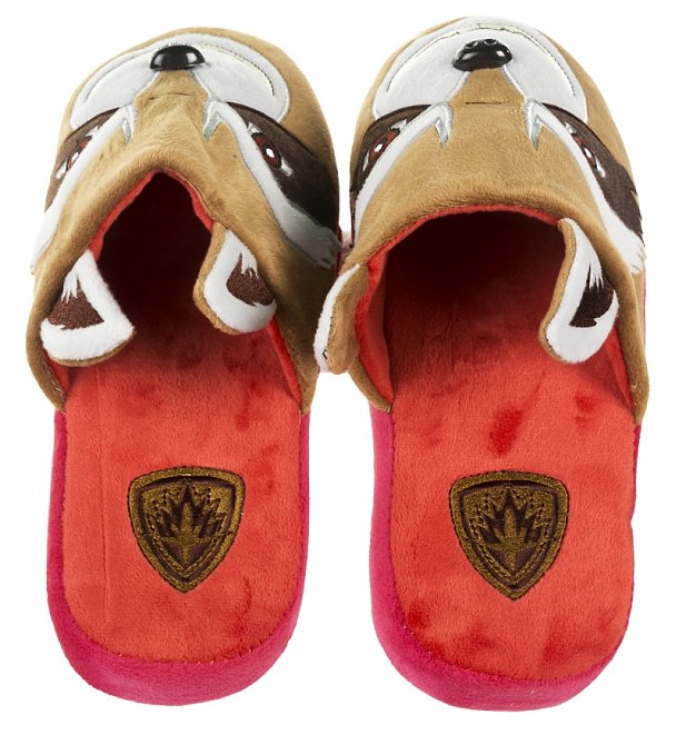 Men's Guardians Of The Galaxy Rocket Raccoon Slip On Slippers Men's Guardians Of The Galaxy Rocket Raccoon Slip On Slippers