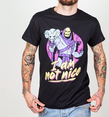 Men's Heavyweight Skeletor I Am Not Nice T-Shirt
