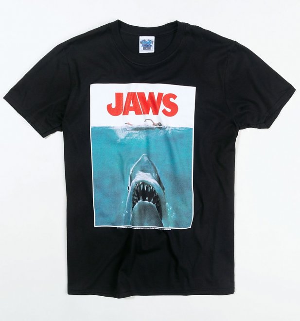 Jaws Shark Black T-Shirt