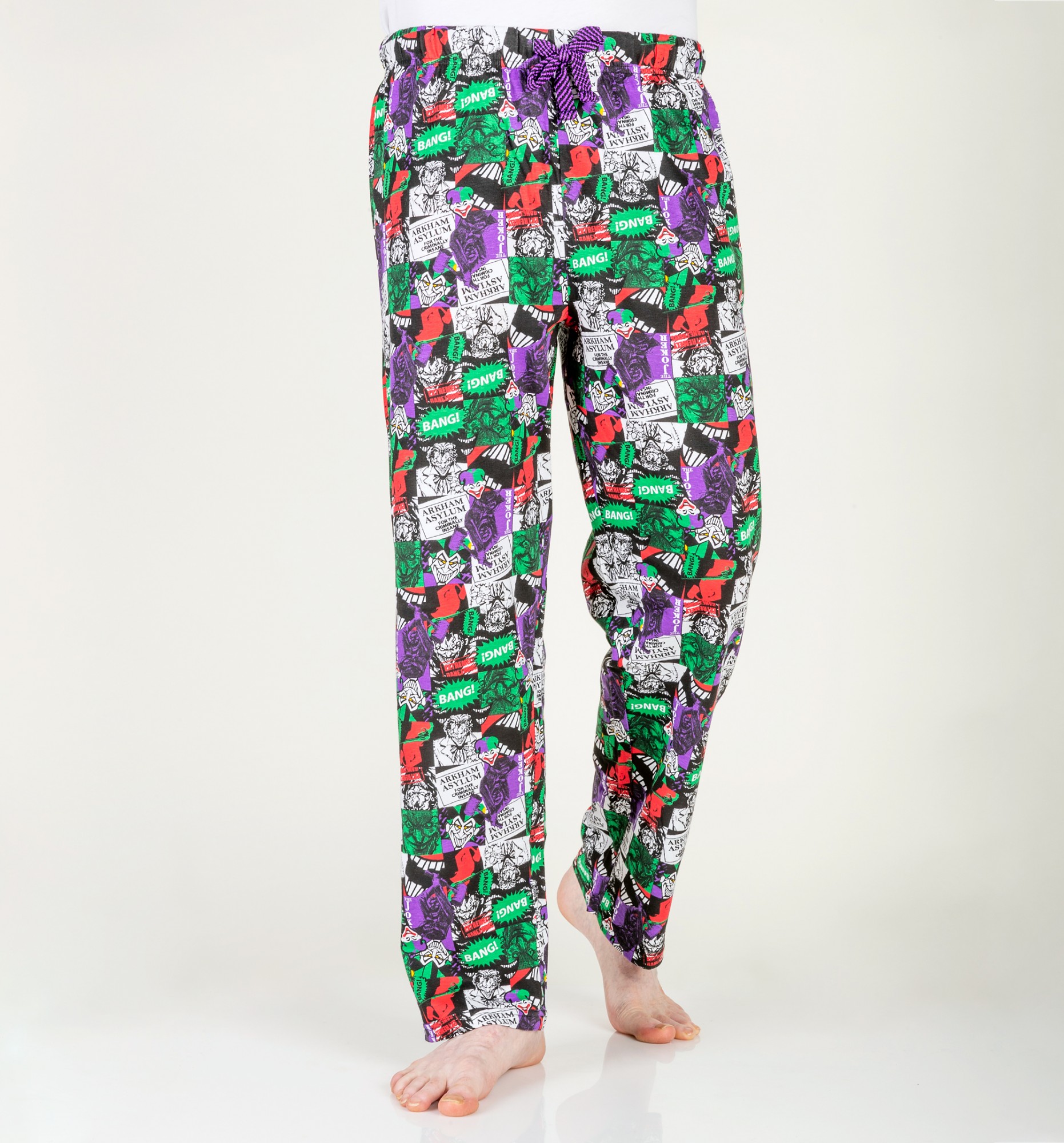 BATMAN Justice League Joker comic Book Movie MEN'S NEW Sleep LOUNGE