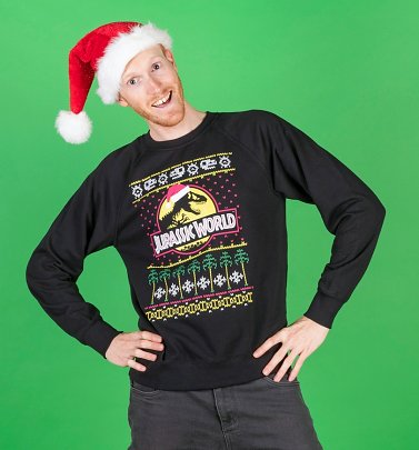 Men's Jurassic World Fair Isle Christmas Jumper Men's Jurassic World Fair Isle Christmas Jumper