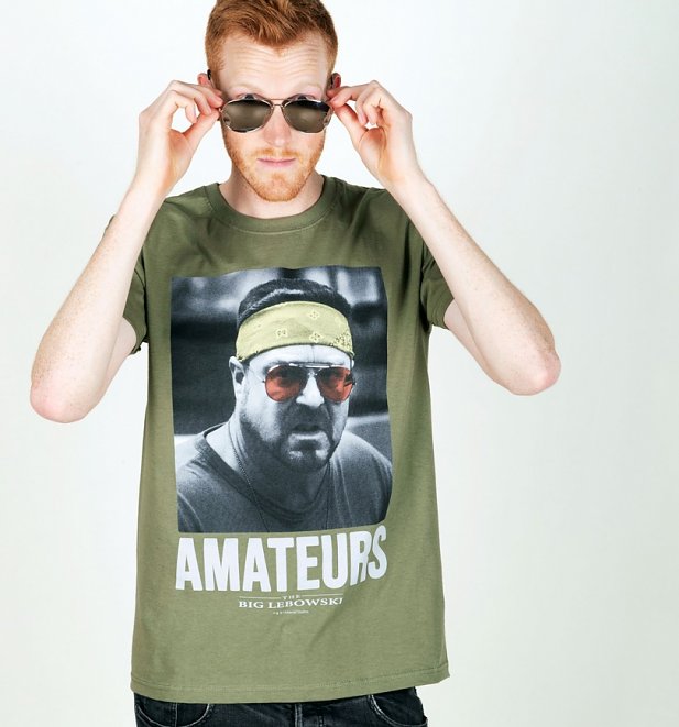 Men's Khaki Big Lebowski Amateurs T-Shirt Men's Khaki Big Lebowski Amateurs T-Shirt