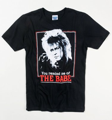 Men's Labyrinth Retro You Remind Me Of The Babe Black T-Shirt Men's Labyrinth Retro You Remind Me Of The Babe Black T-Shirt