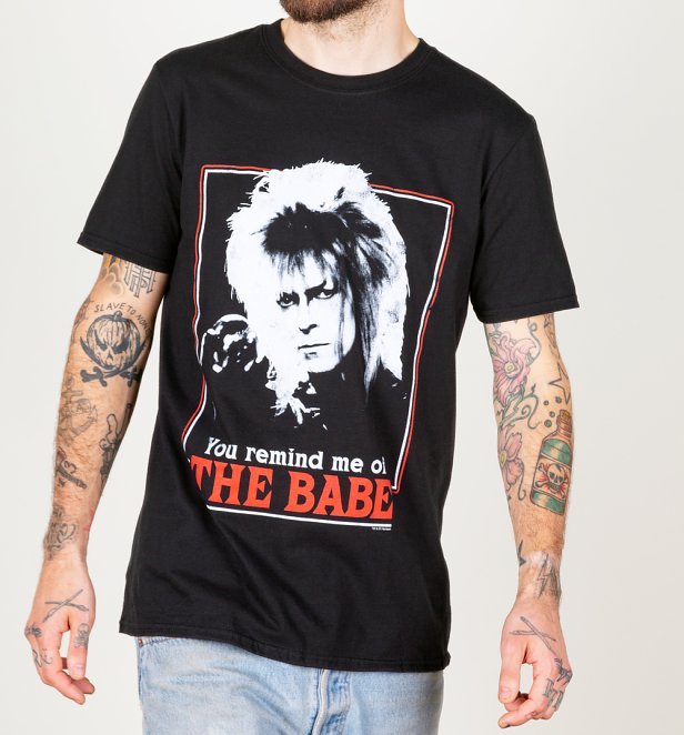 Labyrinth Retro You Remind Me Of The Babe Black T-Shirt