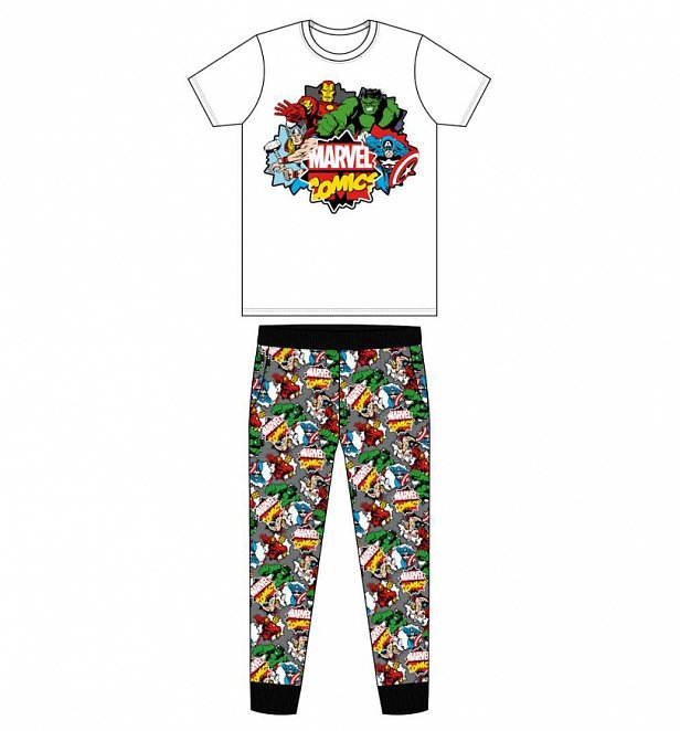 Men's Marvel Comics Pyjamas Men's Marvel Comics Pyjamas