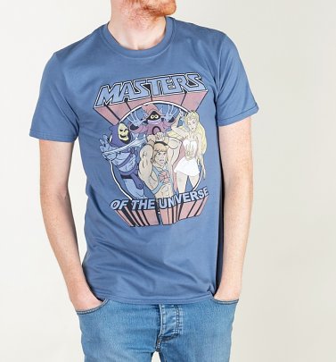 Men's Masters Of The Universe Blue T-Shirt Men's Masters Of The Universe Blue T-Shirt