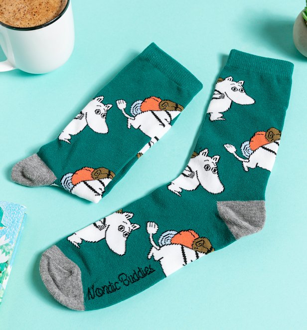 Men's Moomintroll Adventuring Moomin Socks