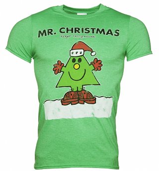 Men's Mr Christmas Mr Men T-Shirt Men's Mr Christmas Mr Men T-Shirt