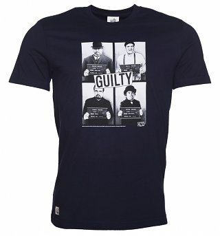 Men's Navy Guilty James Bond T-Shirt from Chunk Men's Navy Guilty James Bond T-Shirt from Chunk