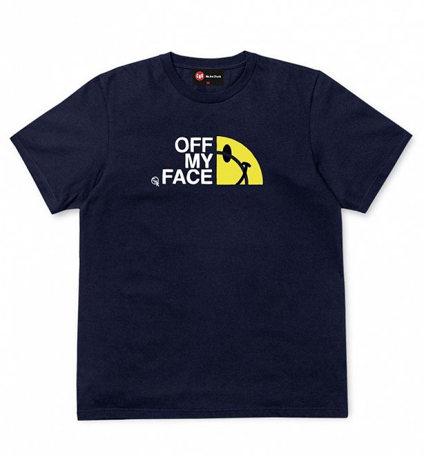 Men's Navy Off My Face T-Shirt from Chunk Men's Navy Off My Face T-Shirt from Chunk