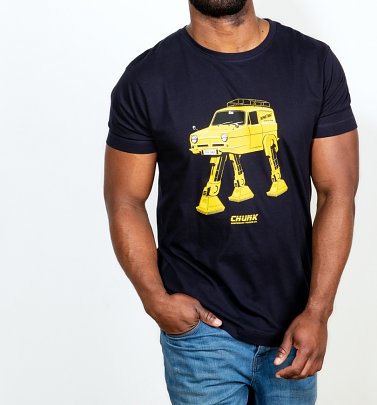Men's Navy Trott Mobile T-Shirt from Chunk Men's Navy Trott Mobile T-Shirt from Chunk