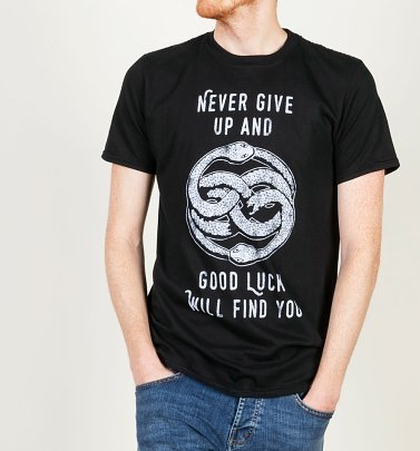 Men's Never Give Up NeverEnding Story Inspired T-Shirt Men's Never Give Up NeverEnding Story Inspired T-Shirt