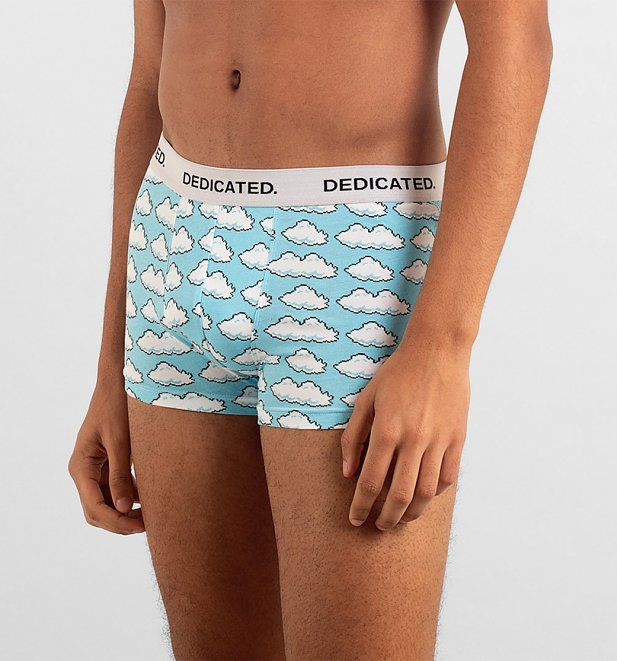 Men's Clouds Organic Cotton Boxer Shorts from Dedicated Men's Clouds Organic Cotton Boxer Shorts from Dedicated