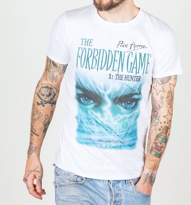 Men's Point Horror The Forbidden Game White T-Shirt Men's Point Horror The Forbidden Game White T-Shirt