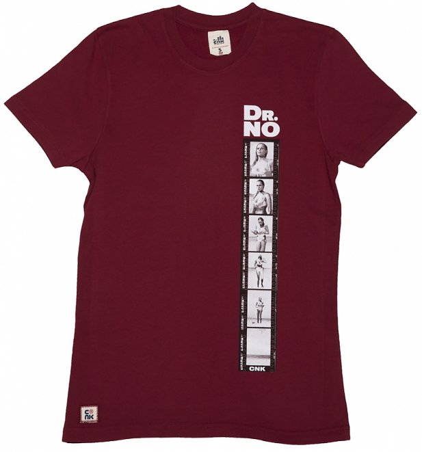 Men's Red Dr. No Sea Scene James Bond T-Shirt from Chunk Men's Red Dr. No Sea Scene James Bond T-Shirt from Chunk