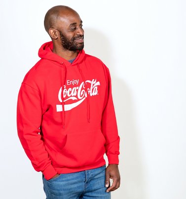 Men's Red Enjoy Coca-Cola Hoodie Men's Red Enjoy Coca-Cola Hoodie