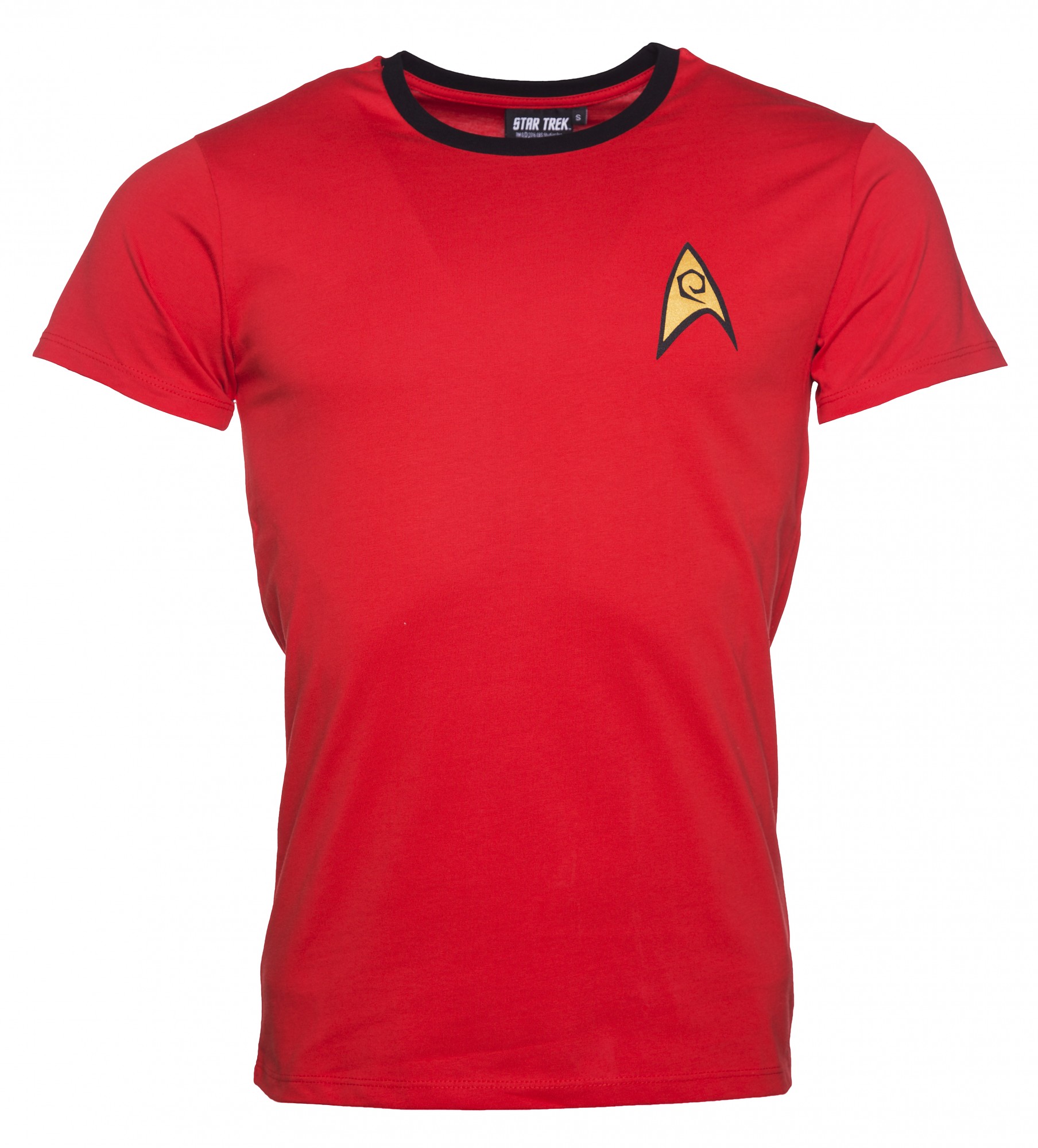 Men's Red Scotty Costume Star Trek Ringer T-Shirt