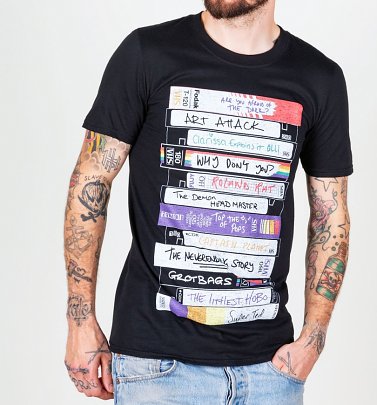 Men's Retro 80s Video Tapes T-shirt