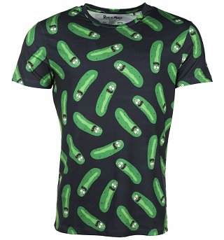 Men's Rick And Morty Pickle Rick Sublimation Print T-Shirt Men's Rick And Morty Pickle Rick Sublimation Print T-Shirt