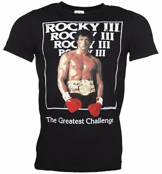 Men's Rocky III Movie Poster T-Shirt Men's Rocky III Movie Poster T-Shirt