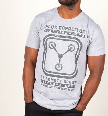 Men's Schematic Back To The Future Flux Capacitor T-Shirt Men's Schematic Back To The Future Flux Capacitor T-Shirt