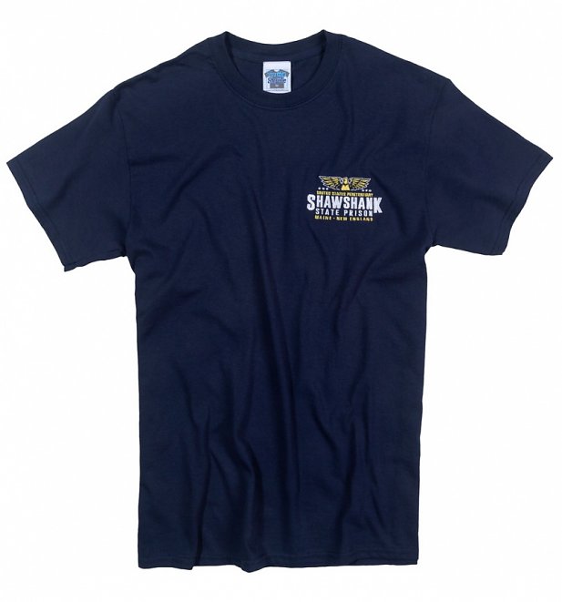 Men's Shawshank State Penitentiary Embroidered T-Shirt Men's Shawshank State Penitentiary Embroidered T-Shirt