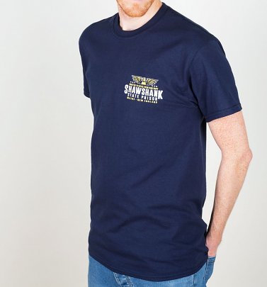 Men's Shawshank State Penitentiary Embroidered T-Shirt Men's Shawshank State Penitentiary Embroidered T-Shirt