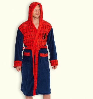 Men's Spider-Man Dressing Gown Men's Spider-Man Dressing Gown