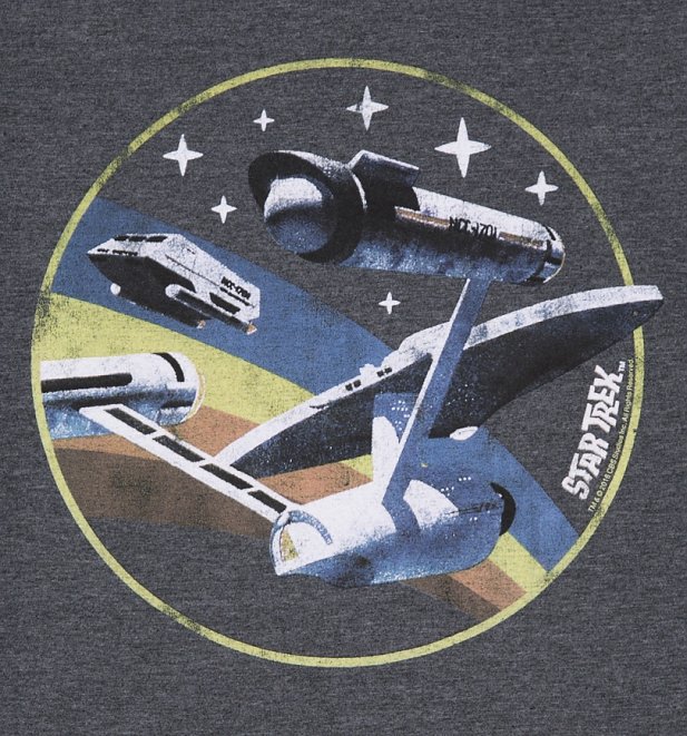 Men's Star Trek Starship Enterprise T-Shirt Men's Star Trek Starship Enterprise T-Shirt