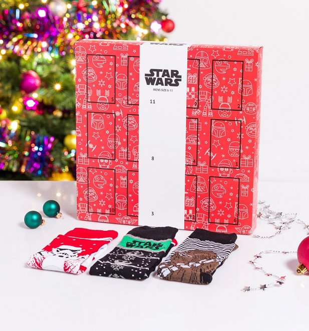 Men's Star Wars 12 Socks of Christmas Advent Calendar