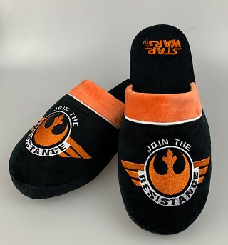 Men's Star Wars Join The Resistance Slip On Slippers Men's Star Wars Join The Resistance Slip On Slippers
