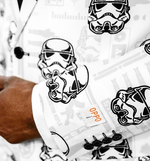 Men's Star Wars Stormtroopers Suit With Tie from OppoSuits
